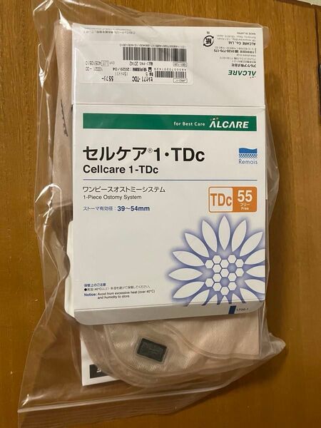 箱出し発送【使用期限2029/04】消化管ストーマ 単品系装具 アルケア セルケア1・TDc(55フリー) 20142