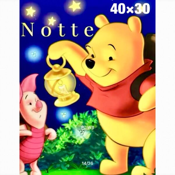 ダイヤモンドアート 夜のお散歩 40×30