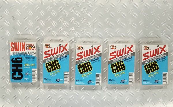 値下新品 SWIX CH6 WAX 60g×5個セット スウィックス スキーワックス スノーボード