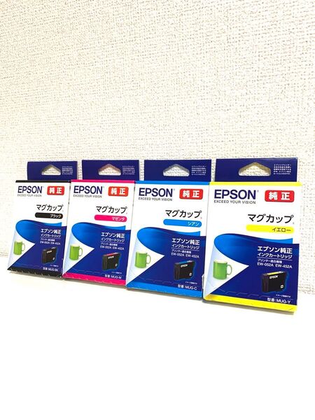 EPSON 純正 インクカートリッジ マグカップ 4色セット
