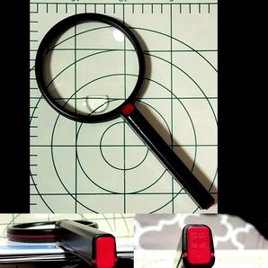 日本製 FK BIG 拡大鏡 虫眼鏡 拡大ルーペ ルーペ プラスチック ブラック 黒 送料無料 匿名配送