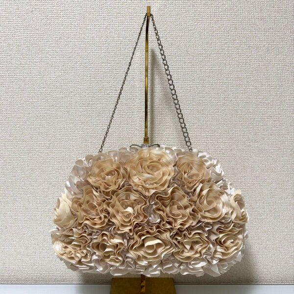 Grace Continental グレースコンチネンタル ローズブーケ 2WAY パーティバッグ ショルダーバッグ 薔薇 バラ