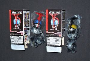 内袋未開封品　マスカーワールド　仮面之世界　仮面ライダーカブト ＆ 仮面ライダーダークカブト （シークレット）　フィギュア