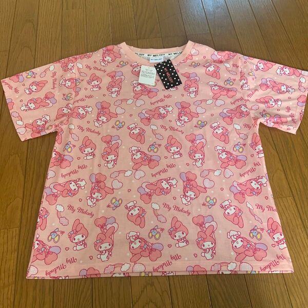 マイメロ 総柄 Tシャツ M