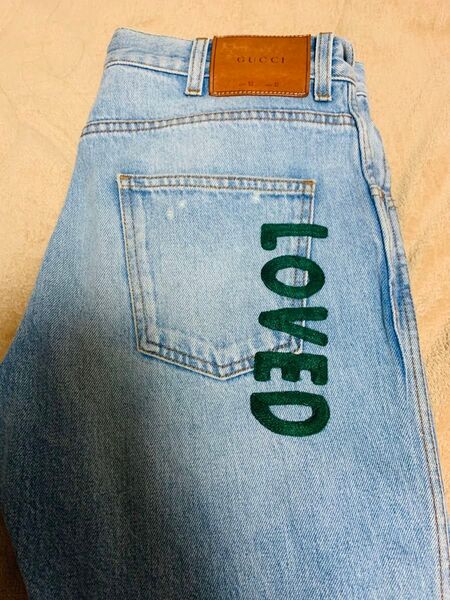 gucci デニム グッチ denim ミケーレ初期 刺繍 ジーンズ jeans アレッサンドロミケーレ