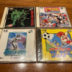 PCエンジンソフト 4本セット 中古品未開封まとめ売り