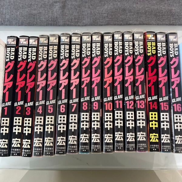 BADBOYS バッドボーイズ グレアー全16巻セット 田中宏