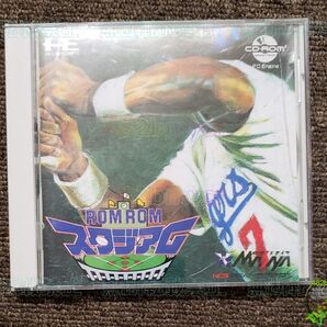 ★【管M252】 PCE CD-ROM ロムロムスタジアム -- 日本コンピュータシステム ROMROMスタジアム