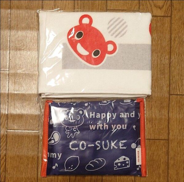 【新品未開封】コープ共済 コーすけタオル&エコバッグ 非売品 COOP