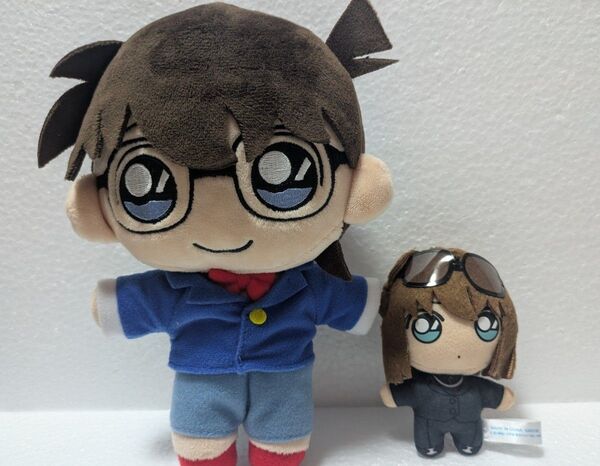 名探偵コナンセガラッキーくじ ぬいぐるみ 江戸川コナン +灰原哀の2個セット