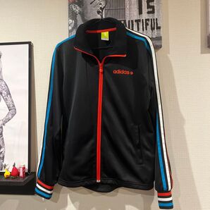 adidas アディダス トラックジャケット M NEO LABEL あのちゃん着用 色違い ジャージ トップス 青 赤 レア