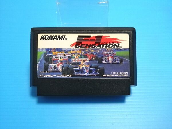 FC ソフト F-1 SENSATION エフワン センセーション 国内流通正規品 ファミコン KONAMI コナミ