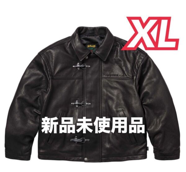★Supreme x Schott Leather Clip Jacket