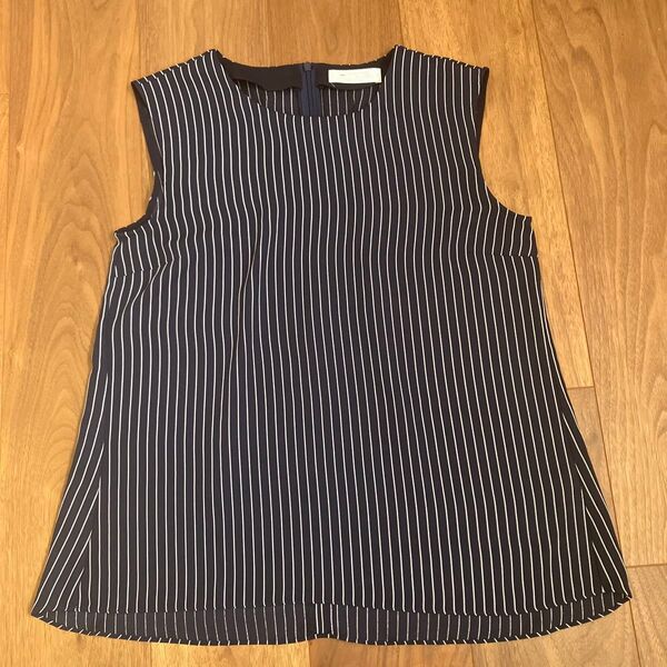 Maker's Shirt鎌倉 ストライプノースリーブシャツ US/6