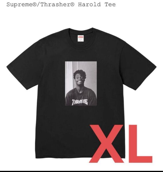 Supreme x Thrasher Harold Tee ダブルタップス XL BLACK