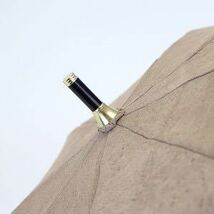 グランシュマン オリジナル　日傘 リネン100% ラタン 藤 オートミール 50cm 新品_画像10