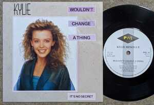 Kylie Minogue-Wouldn't Change A Thing/It's No Secret★スウェーデンOrig.7"