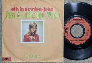 Olivia Newton John-Just A Little Too Much/Changes★独Polydor Orig.美盤7&#34;