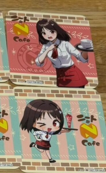 ニート部カフェ ニート部Cafe KUN コースター このセット