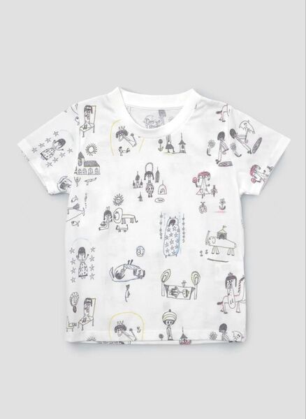 【新品】荒井良二 ぼくのキュートナ 総柄 プリント Tシャツ 110