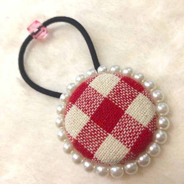 ☆1-8☆ハンドメイド くるみボタン ヘアゴム