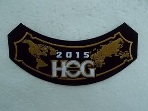 ハーレーダビッドソン オーナーズ オートバイ 2015 HOG 地図 Harley-Davidson バイク ロゴ ワッペン/ カスタム おしゃれ アメリカ ① 369