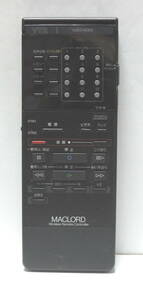 National　VHSビデオデッキ　MACLORD 　NV-F3用リモコン