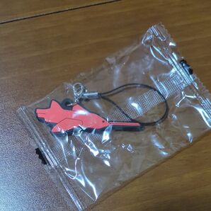 整体に行ったエビ カプセルラバーストラップ 飛行機エビ