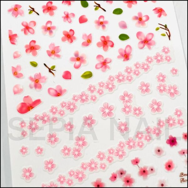 ネイルシール ステッカー 桜 チェリーブロッサム【F245】