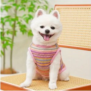 犬服 夏服 スケルトンなTシャツ◆ピンク◆S.M.L.XL 4サイズ