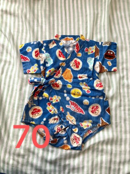 アンパンマン 甚平ロンパース 70