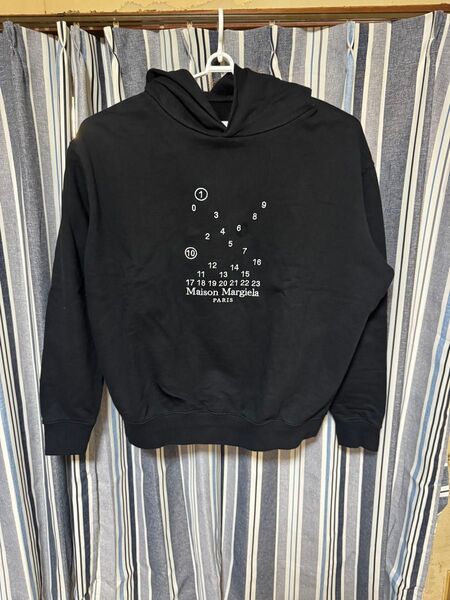 メゾンマルジェラ パーカー スウェットシャツ フーディー ブラック メンズ Maison Margiela