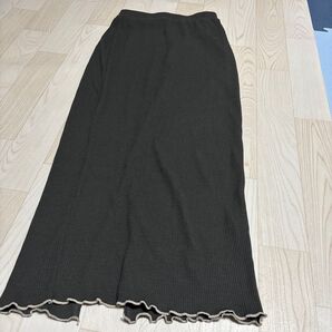 Mサイズ リブ編みタイトスカート