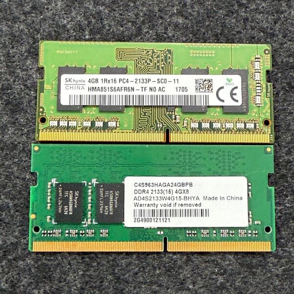 ⑨ DDR4 PC4-2133 4GB 2枚