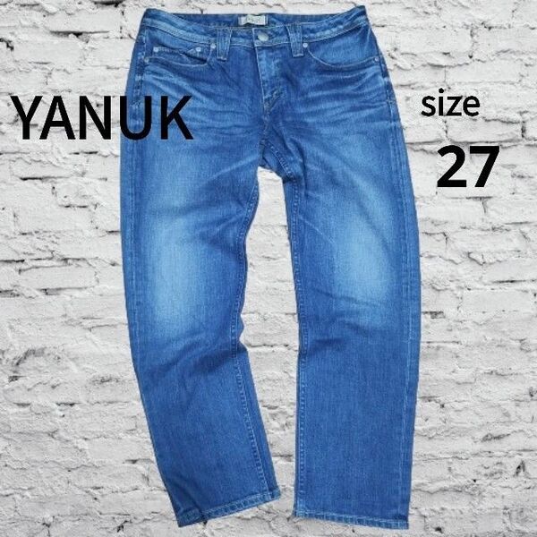 YANUK Cecil ヤヌーク セシル ボーイズクロップドデニムパンツ ジーンズ ジーパン