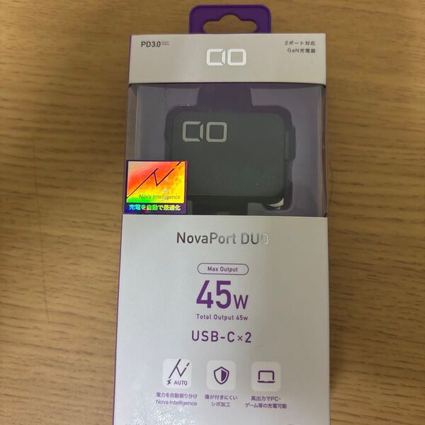 CIO NovaPort DUO 45W ブラック