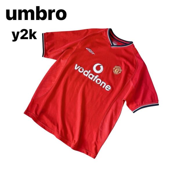 希少 umbro マンチェスターユナイテッド サッカー ユニフォーム
