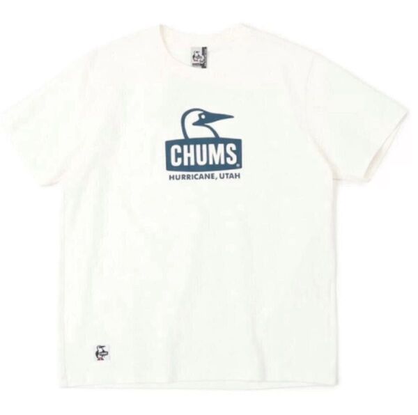 新品チャムスCHUMS XXLサイズメンズ半袖TシャツブービーフェイスTシャツ CHUMS Booby Face ホワイト