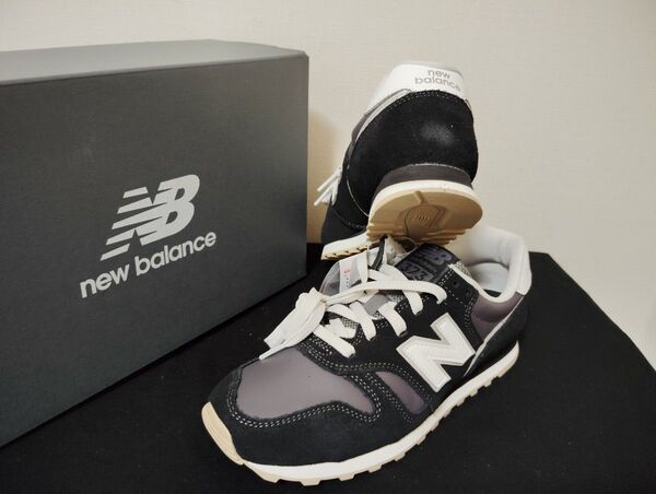 新品24.5cm ニューバランス newbalanceレディーススニーカーML373AK2ブラックWL373好きにも