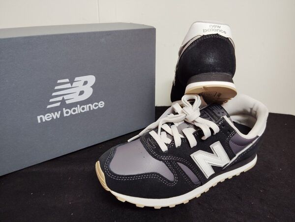 新品23.5cm ニューバランス newbalanceレディーススニーカーML373AK2ブラックWL373好きにも