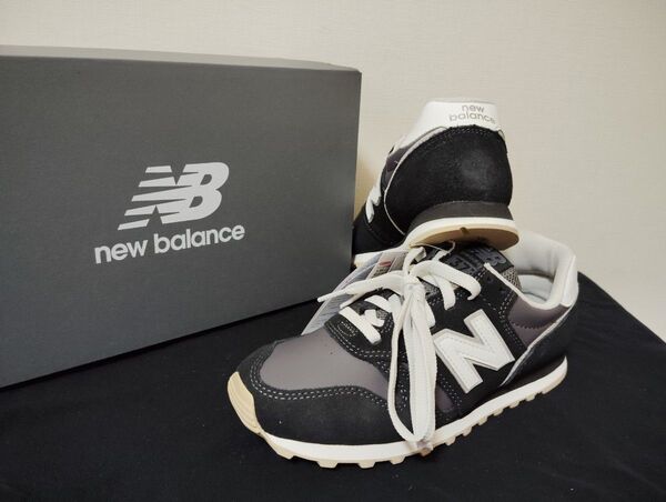 新品23cm ニューバランス newbalanceレディーススニーカーML373AK2ブラックWL373好きにも
