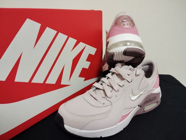 新品24.5cmナイキNIKEレディーススニーカーAIRMAXEXCEE エアマックスエクシーライラックローズピンク