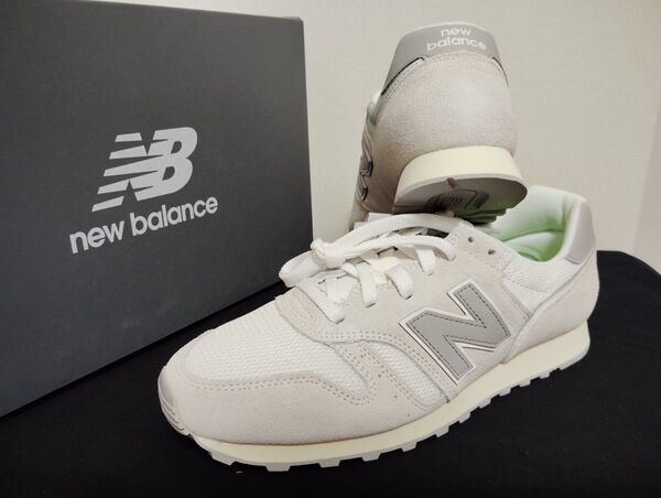 新品27.5cmニューバランス newbalanceメンズスニーカーML373TJ2ライトグレー
