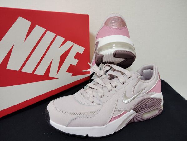 新品23cmナイキNIKEレディーススニーカーAIRMAXEXCEE エアマックスエクシーライラックローズピンク