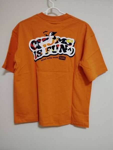 新品チャムスCHUMS Sサイズメンズ半袖TシャツオーバーサイズドイズファンTシャツ OversizedISFUNT-Shirt