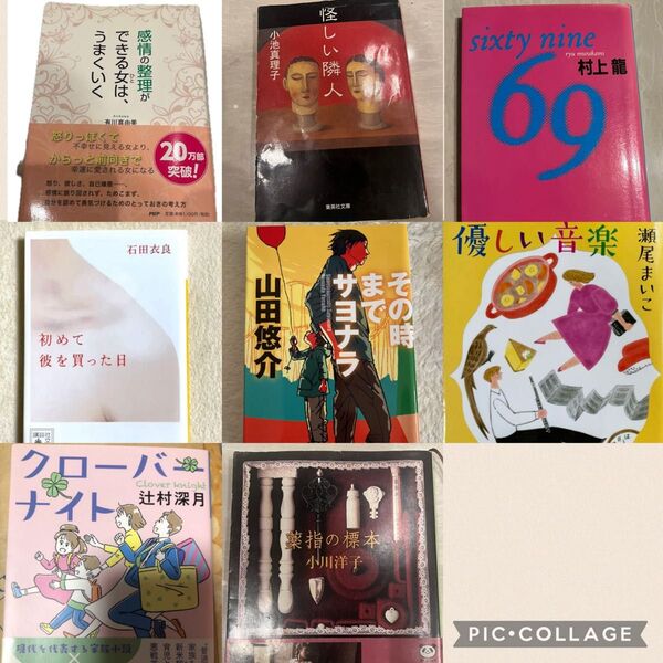 辻村 深月 石田 衣良 山田 悠介 瀬尾 まいこ 小川洋子 村上 龍 有川真由美