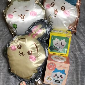 ちいかわ ギンガムフリルクッション フィギュア カメラ型ライト ポーチ