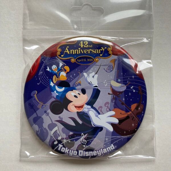 ディズニー 42周年 フィルハーマジック 缶バッチ