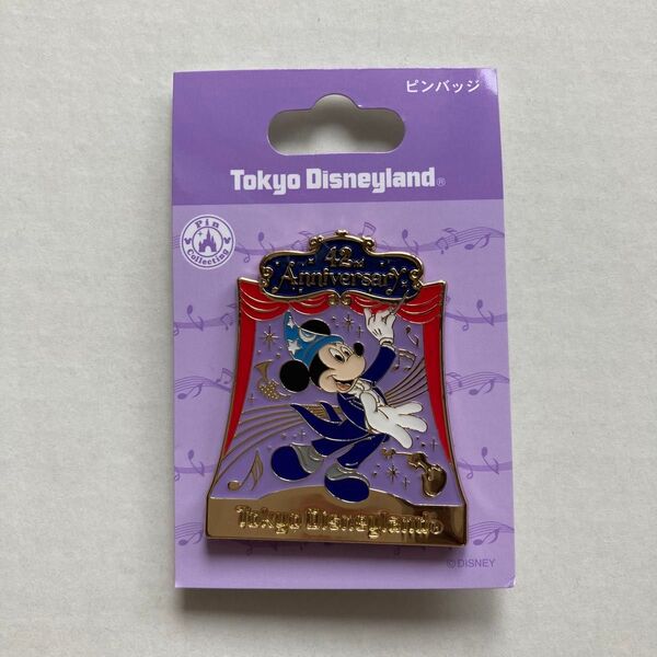 ディズニー 42周年 フィルハーマジック ピンバッジ