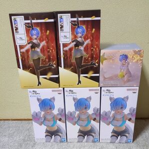 Reゼロ レム フィギュアセット DesktopCute/ESPRESTO/スイートバニー